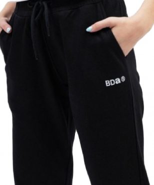 021023-ΒLΑCΚ Women Fleece Sweatpants alternative image