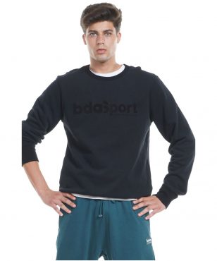 063124-ΒLΑCΚ Body Action Emerized Crew Sweatshirt