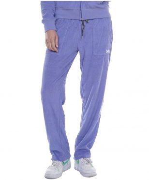 021226-004 Bodyaction Women's Basic Terry Pants L.purple