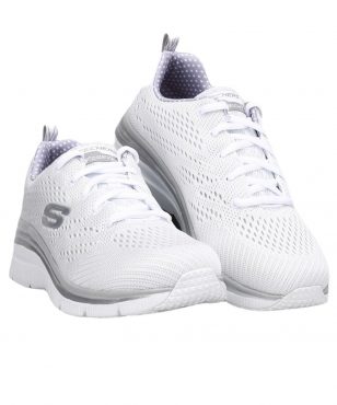12704-WGRY Skechers Skech-knit Lace-up Wedge alternative image