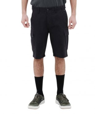 221.EM47.95-009 Emerson Men's Stretch Cargo Short Pants - Black