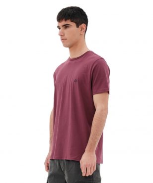 221.EM33.100-017 Emerson Men's S/s T-shirt - Wine alternative image