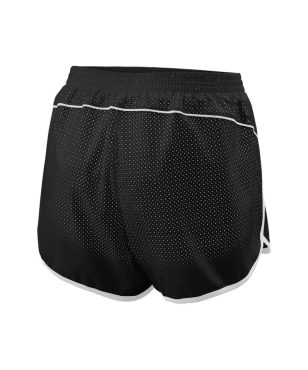 WRA775412 Wilson W Competition Woven 3.5 Short Bk/wh alternative image