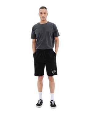 231.EM26.37-001 Emerson Men's Sweat Shorts Black alternative image