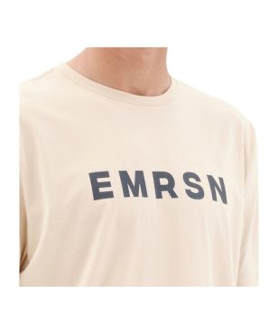 231.EM33.03-008 Emerson Men's S/s T-shirt Ecru alternative image