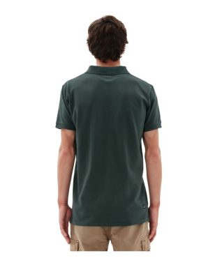 231.EM35.69GD-014 Emerson Men's Garment Dyed Polo Forest Green alternative image