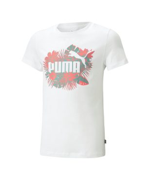 673528-02 Puma Ess+ Flower Power Tee G alternative image