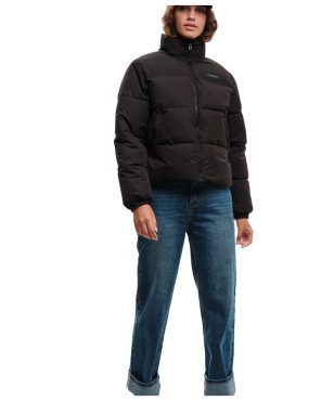 232.EW10.74-001 Emerson Women's Puffer Jacket Black alternative image