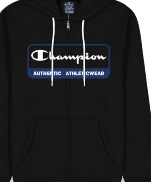 219163-KK001 Champion Hooded Full Zip Sweatshirt alternative image