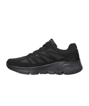 232042-BBK Skechers Arch Fit Engineered Mesh Lace-up Sneaker alternative image