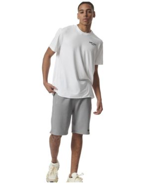 033416-012 Body Action Esential Sport Shorts W/zippers Silver Grey Ανδρικη Βερμουδα alternative image