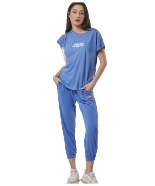 051421-018 Bodyaction Relaxed Fit Riviera Blue Γυναικειο T-shirt alternative image