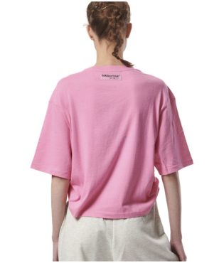 051426-009 Bodyaction Drawcords Loose Tee Rosebloom Pink Γυναικειο T-shirt alternative image