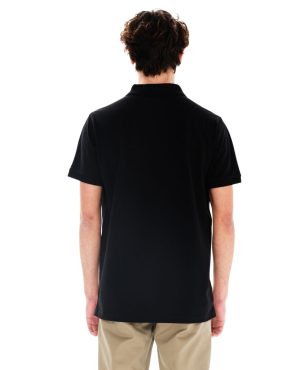241.EM35.69-011 Emerson Ανδρικο Polo T- Shirt Black alternative image